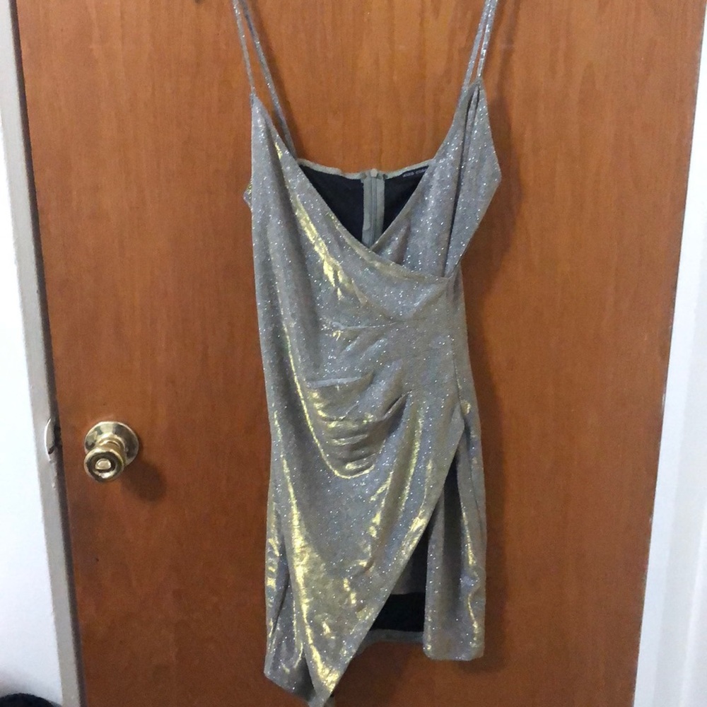 Mind Code spaghetti strap dress